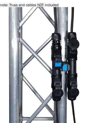 PCE H-CONNECT 230V 16A 2P+E 3-Way Splitter