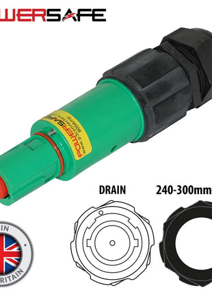 Elumen8 Powersafe 800A Line Drain 240mm2 Earth Green