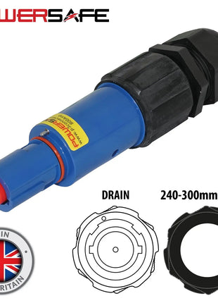 Elumen8 Powersafe 800A Line Drain 240mm2 Neutral Blue