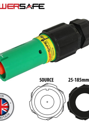 Elumen8 Powersafe 500A Line Source 150mm2 Earth Green