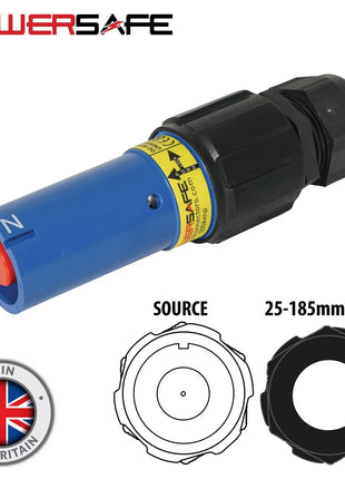 Elumen8 Powersafe 500A Line Source 150mm2 Neutral Blue