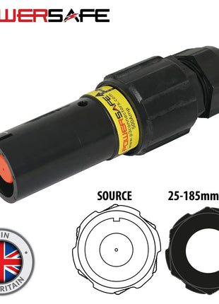 Elumen8 Powersafe 500A Line Source 150mm2 L2 Black