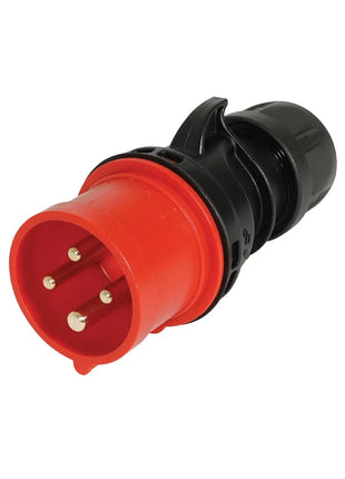 PCE 16A 415V 3P+E Plug Red/Black (014-6sx)