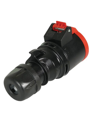 PCE 16A 415V 3P+E Socket Red/Black (214-6sx)