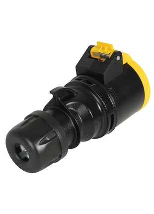 PCE 16A 110V 3P+E Socket Yellow/Black (214-4sx)