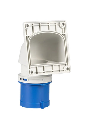 PCE 32A 230V 2P+E Flanged Angled Inlet 77723-6