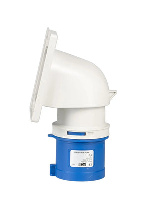 PCE 32A 230V 2P+E Flanged Angled Inlet 77723-6