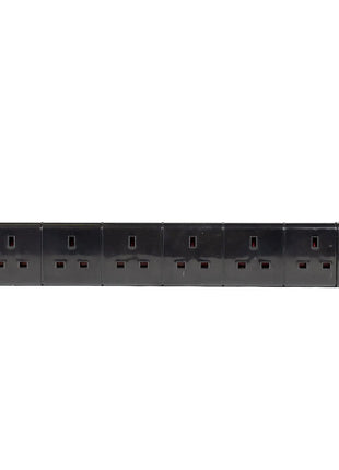 Elumen8 6 Gang Mains Socket Black
