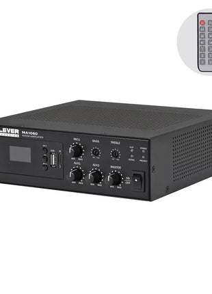 Clever Acoustics MA1060 60W 100V Mixer Amplifier with MP3 Bluetooth and FM Radio