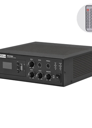 Clever Acoustics MA1120 120W 100V Mixer Amplifier with MP3 Bluetooth and FM Radio