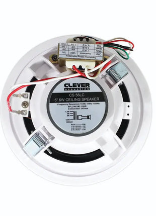 Clever Acoustics CS 56LC 100V 5" 6W Ceiling Speaker