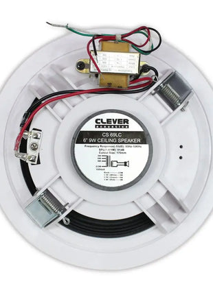 Clever Acoustics CS 69LC 100V 6" 9W Ceiling Speaker