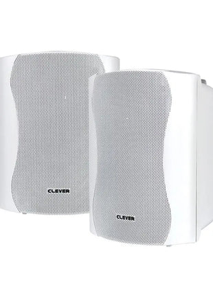 Clever Acoustics BGS 25T White 100V Speakers (Pair)