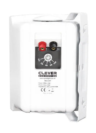 Clever Acoustics BGS 25T White 100V Speakers (Pair)