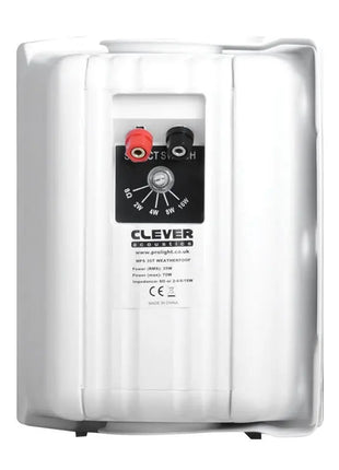 Clever Acoustics WPS 35T White 100V Weatherproof Speakers (Pair)