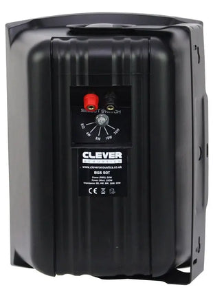 Clever Acoustics BGS 50T Black 100V Speakers (Pair)