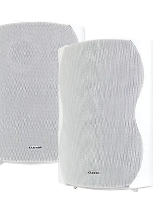Clever Acoustics BGS 85T White 100V Speakers (Pair)