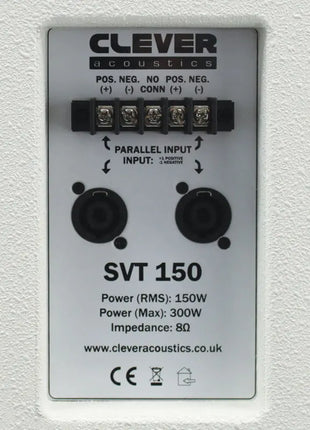 Clever Acoustics SVT 150 White Speaker