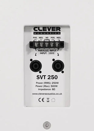 Clever Acoustics SVT 250 White Speaker