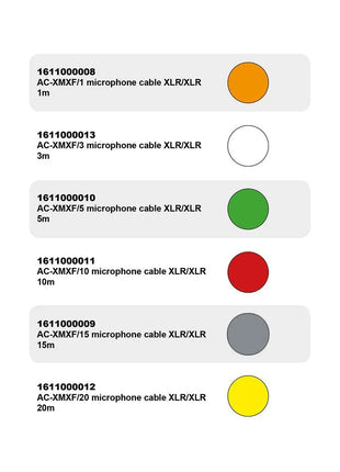 Accu Cable AC-XMXF/15 microphone cable XLR/XLR 15m