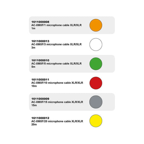 Accu Cable AC-XMXF/20 microphone cable XLR/XLR 20m