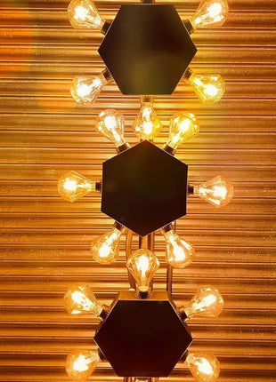 Prolite 4W Dimmable LED Diamond Gold Filament Lamp 1800K ES