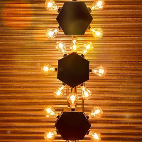 Prolite 4W Dimmable LED Diamond Gold Filament Lamp 1800K ES