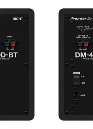 Pioneer DM-40D-BT - 4-Inch Desktop Monitor System with Bluetooth Pioneer DJ
