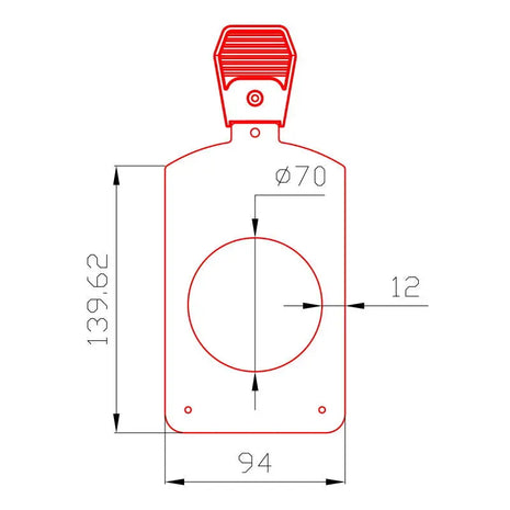 Elumen8 Virtuoso 1000 Profile Glass Gobo Holder