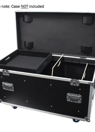 Elumen8 Accessory Tray and Divider Kit for 1200mm Road Trunk Flight Case