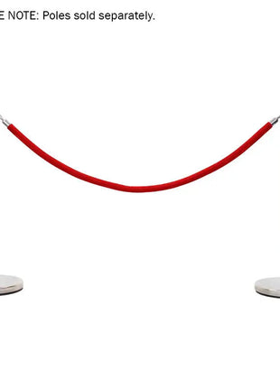 Elumen8 Chrome Barrier Rope Red Velvet
