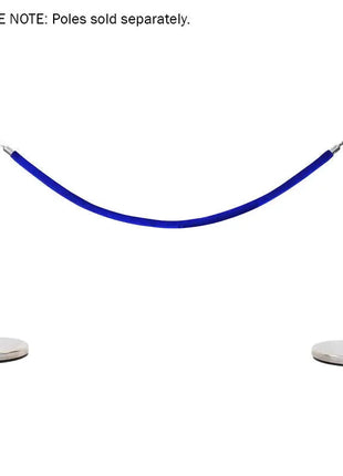 Elumen8 Chrome Barrier Rope Blue Velvet