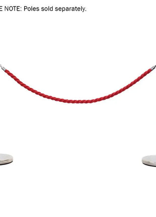 Elumen8 Chrome Barrier Rope Red Twisted