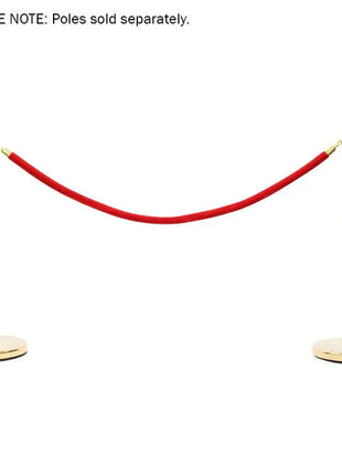 Elumen8 Gold Barrier Rope Red Velvet