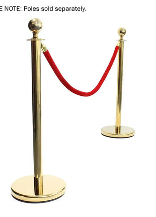 Elumen8 Gold Barrier Rope Red Velvet