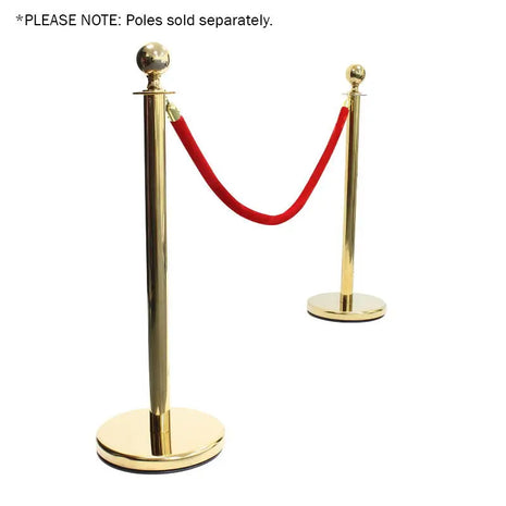 Elumen8 Gold Barrier Rope Red Velvet