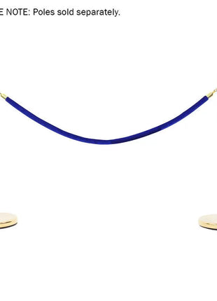 Elumen8 Gold Barrier Rope Blue Velvet