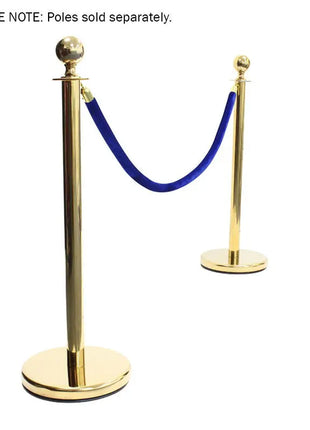 Elumen8 Gold Barrier Rope Blue Velvet
