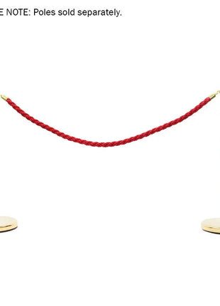 Elumen8 Gold Barrier Rope Red Twisted