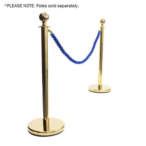 Elumen8 Gold Barrier Rope Blue Twisted