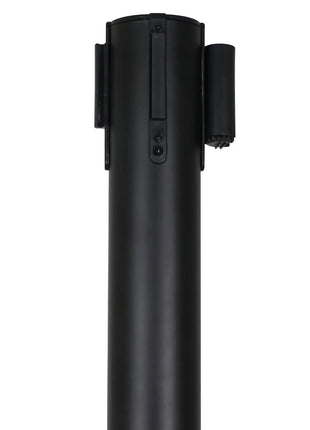 Elumen8 Retractable Barriers - Black Pole / Black Strap (Set of 2)