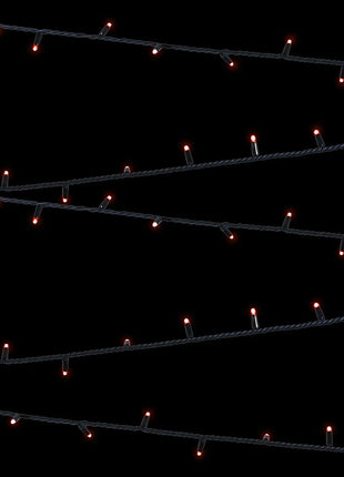  Rubber Connectable Dimmable LED String Lights Red 10m