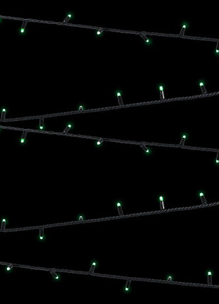  Rubber Connectable Dimmable LED String Lights Green 10m