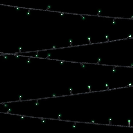  Rubber Connectable Dimmable LED String Lights Green 20m