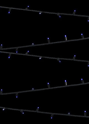  Rubber Connectable Dimmable LED String Lights Blue 10m