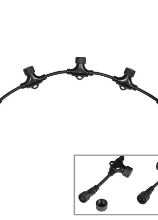 Elumen8 String/Net Lights Adaptor Cable - 1 In 3 Out 0.4m