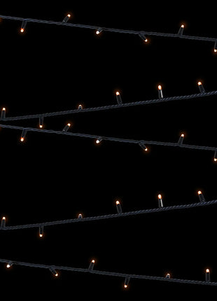  Rubber Connectable Dimmable LED String Lights Orange 10m