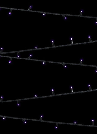  Rubber Connectable Dimmable LED String Lights Purple 10m