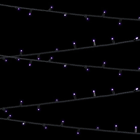  Rubber Connectable Dimmable LED String Lights Purple 10m