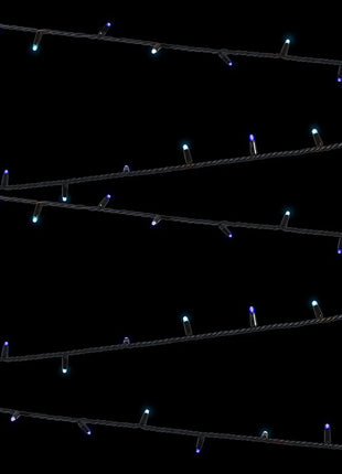  Rubber Connectable Dimmable LED String Lights Blue/Cool White 20m